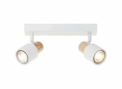 Opbouwspot Pini met 2 spots 10W GU10