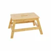 Opstapje 26x25x38,5cm - bamboe 1 trede
