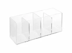 Organizer Selena 22,3x7xH9,8cm - plexiglas - transparant