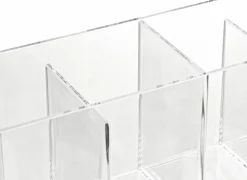 Organizer Selena 22,3x7xH9,8cm - plexiglas - transparant