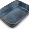 Ovenschaal Duna 27x21cm - stoneware - blauw