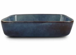 Ovenschaal Duna 27x21cm - stoneware - blauw