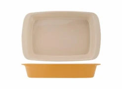 Ovenschaal Fontestic 34x21,5cm - stoneware - goud