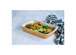 Ovenschaal Fontestic 34x21,5cm - stoneware - goud