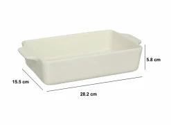 Ovenschaal 31x18cm - keramiek - multicolor