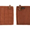 Pannenlap Velmar 20x20cm - katoen & polyester - cognac