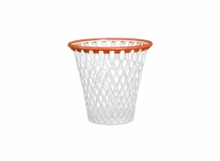 Papiermand Basket wit/oranje