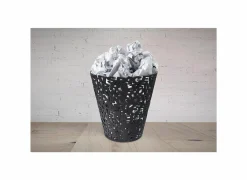 Papiermand Letters Ø28,5x30cm zwart