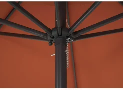 Parasol Nerissa Ø350cm rood met beschermhoes