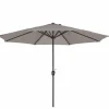 Parasol Nerissa Ø300cm taupe met beschermhoes