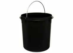 Pedaalemmer Duo 5L - metaal & kunststof - ficus