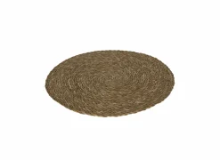 Placemat Cleve Ø37cm - jute & zeegras - naturel