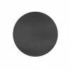 Placemat Round Ø38cm - lederlook - zwart
