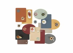 Placemat Togo 33x45cm - lederlook - zwart