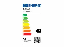 Plafondlamp Briston 79,5x39,5cm - kunststof & metaal - zwart