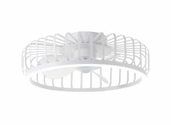 Plafondlamp Capo met ventilator Ø48cm - kunststof & metaal - wit