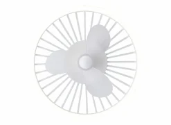 Plafondlamp Capo met ventilator Ø48cm - kunststof & metaal - wit