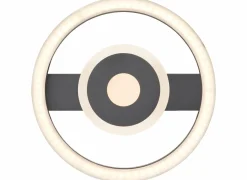 Plafondlamp Maureen Ø20cm - metaal/kunststof - zwart