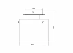 Plafondlamp Seth Ø20cm