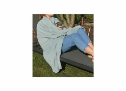 Plaid Antwerpen 150x200cm - microvezel - blauw & groen