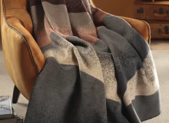 Plaid Desert Wave 150x200cm - polyester & katoen - multicolor