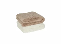 Plaid Duffie 130x180cm - imitatie konijnenvacht - roze