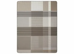 Plaid Maze Stone 150x200cm - polyester & katoen - multicolor
