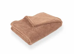 Plaid Pippa 150x200cm - flanel - mokka