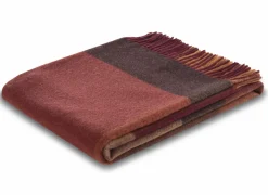 Plaid Pleasant Ruby 130x170cm - kasjmier & wol - rood