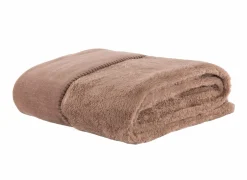 Plaid Tomo 150x200cm - polyester - mokka