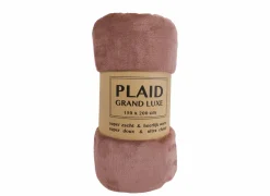 Plaid 150x200cm - microvezel - figue