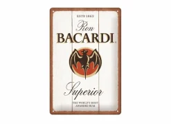 Plakkaat Bacardi 20x30cm - metaal - meerkleurig