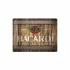 Plakkaat Bacardi 40x30cm - metaal - multicolor