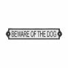 Plakkaat Beware Of The Dog 5,1x25,8cm