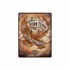 Plakkaat Harley Davidson 40x30cm - metaal - multicolor