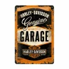 Plakkaat Harley Garage 20x30cm - metaal - meerkleurig