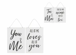 Plakkaat Teksten Engels Frans 20x29cm