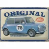 Plakkaat The British Classic 20x30cm - metaal - blauw