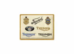 Plakkaat Triumph 40x30cm - metaal - multicolor