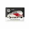 Plakkaat Volkswagen 40x30cm  - metaal - multicolor