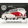 Plakkaat VW Meet the classics 15x20cm - metaal - meerkleurig
