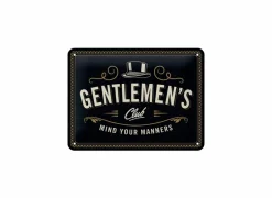 Plakkaat 15x20cm Gentlemen's Club