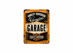 Plakkaat 15x20cm Harley Davidson