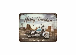 Plakkaat 15x20cm Harley Davidson