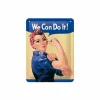 Plakkaat 15x20cm We Can Do It