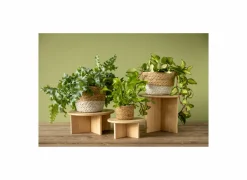 Plantenstandaard Large H19,5cm bamboe naturel