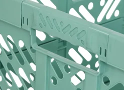 Plooibox 53x27,5x37cm - kunststof - blauw & groen