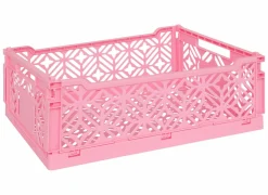 Plooibox 40x30x15cm - kunststof - roze