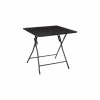 Plooitafel 80x80cm zwart