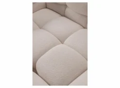 Poef Bubble 109x74x41cm - stof - wit